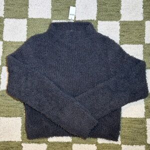 Aerie Fuzzy Mockneck Sweater